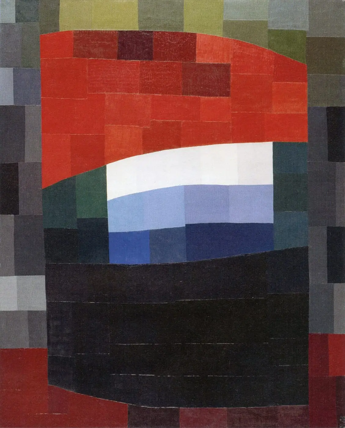 My Sky is Red by Otto Freundlich, canvas print