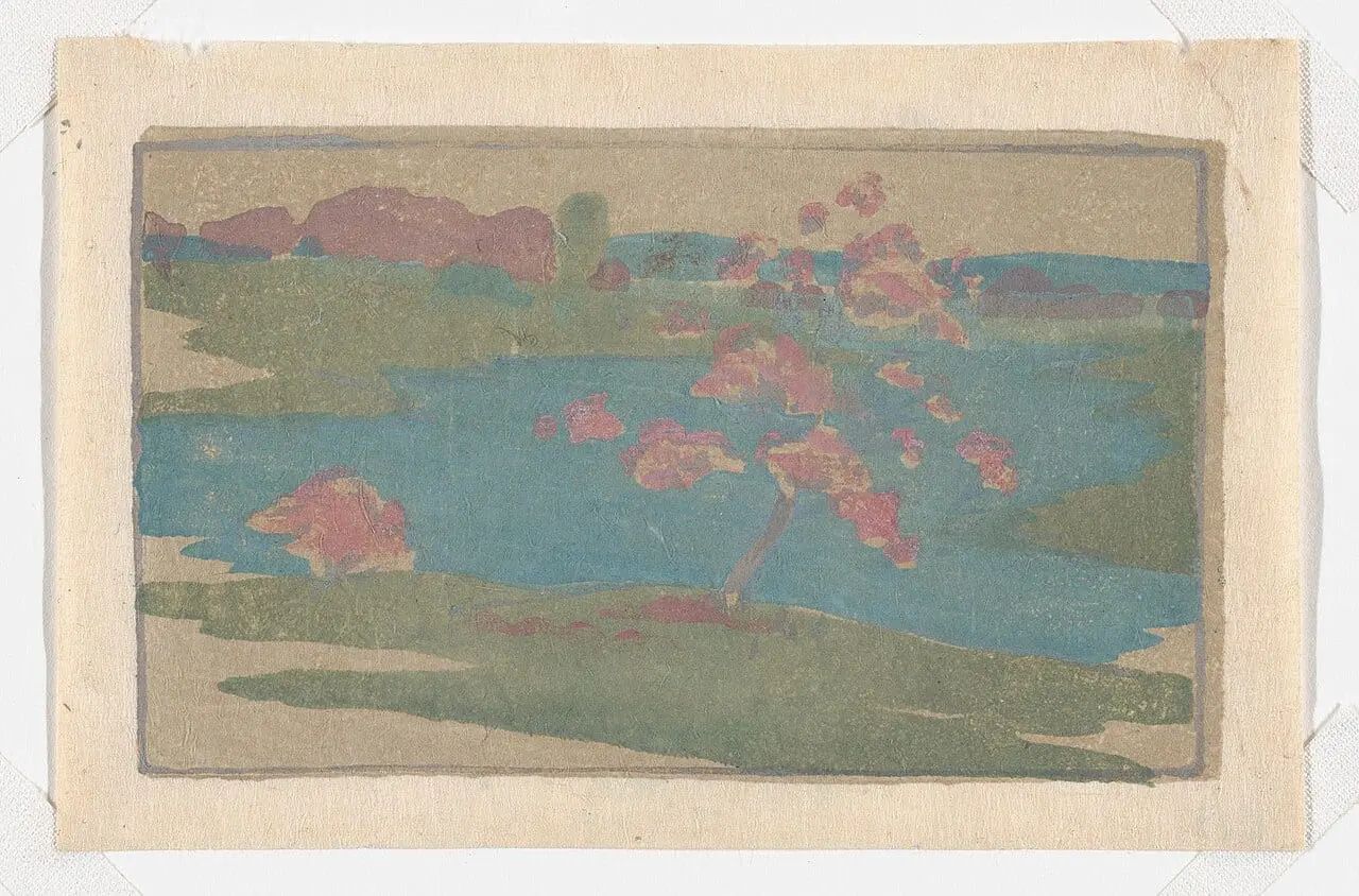 Nabby's Point by Arthur Wesley Dow, canvas print