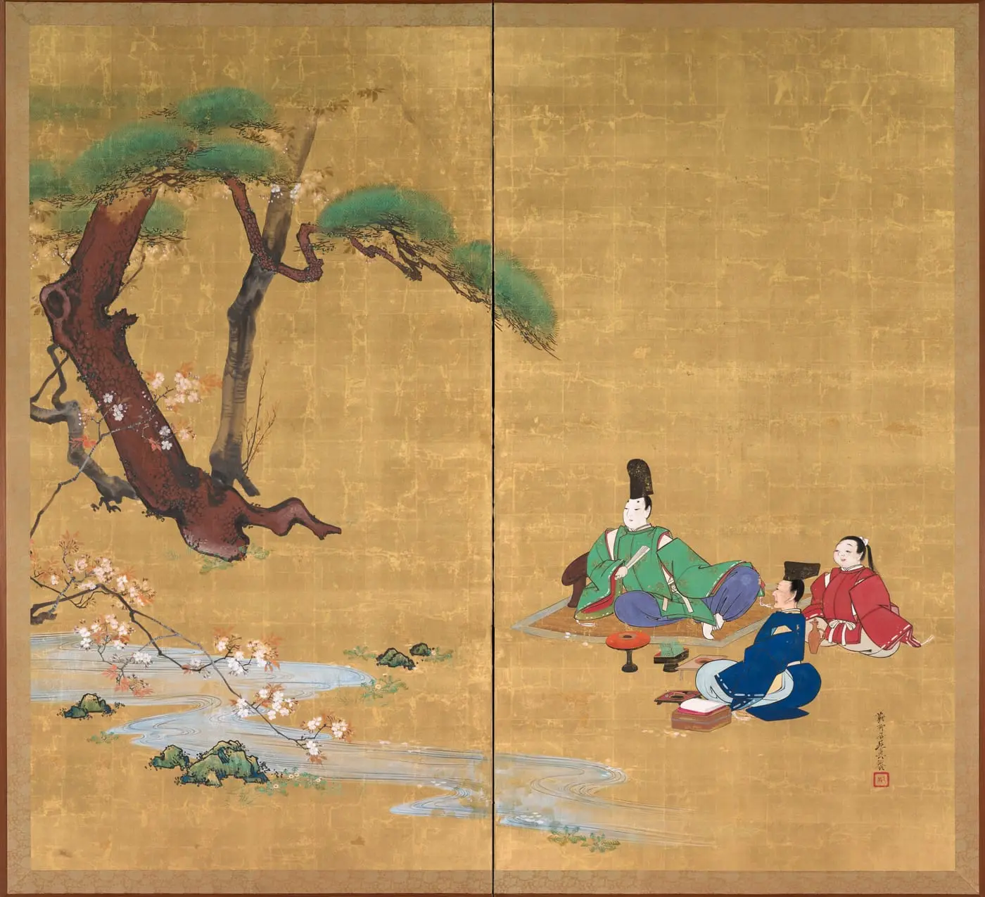 Nagisa Palace by Shibata Zeshin, canvas print