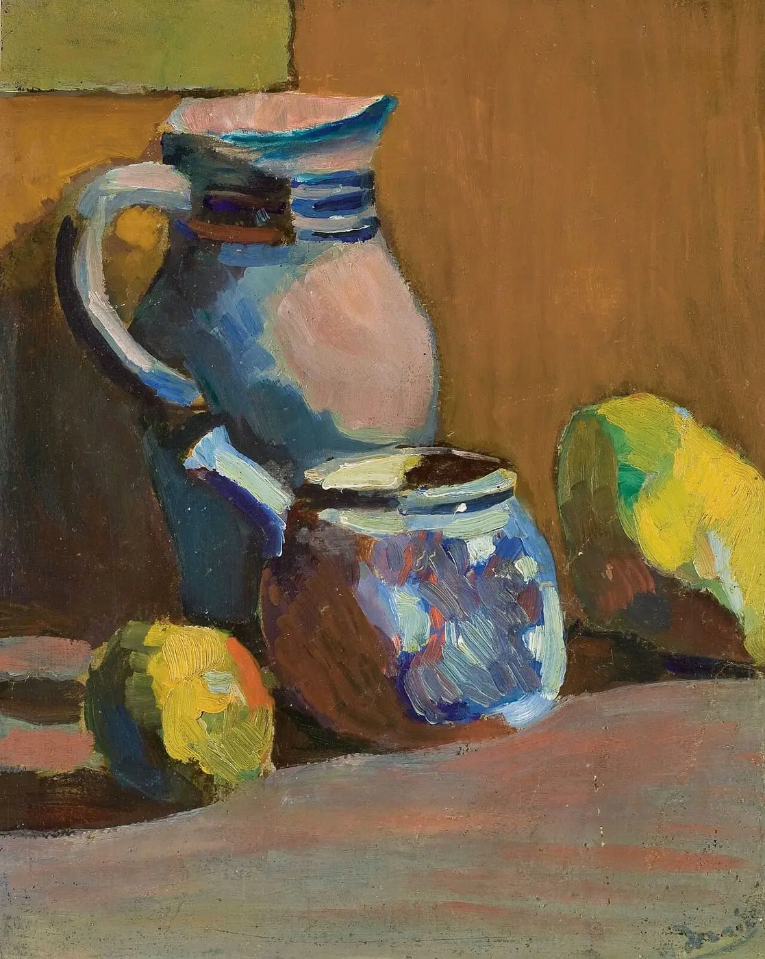 Nature morte au pot bleu by André Derain, canvas print