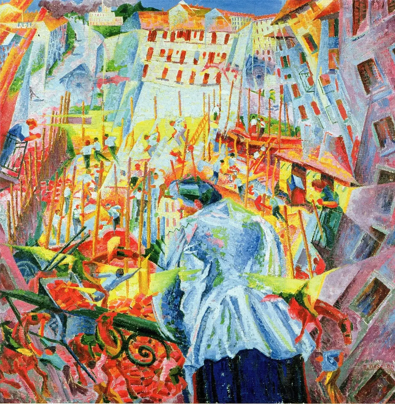 Noise by Umberto Boccioni, canvas print
