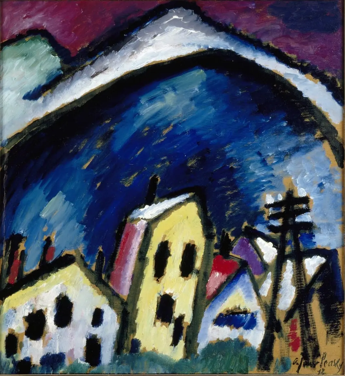 Oberstdorf by Alexej von Jawlensky, canvas print