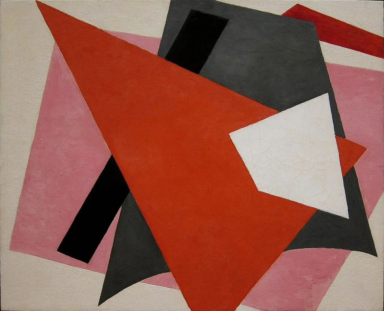 Painterly Architectonic by Lyubov Popova, canvas print