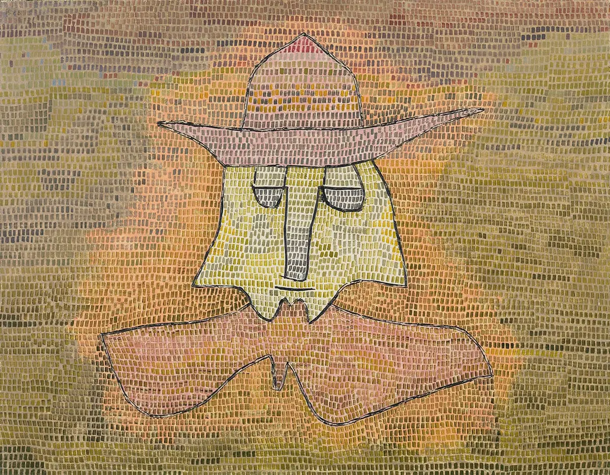 Pastor Kohl by Paul Klee, canvas print