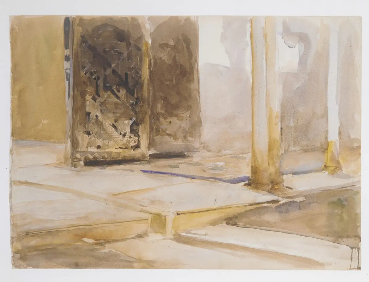 Patio de los Leones, Alhambra by John Singer Sargent, canvas print