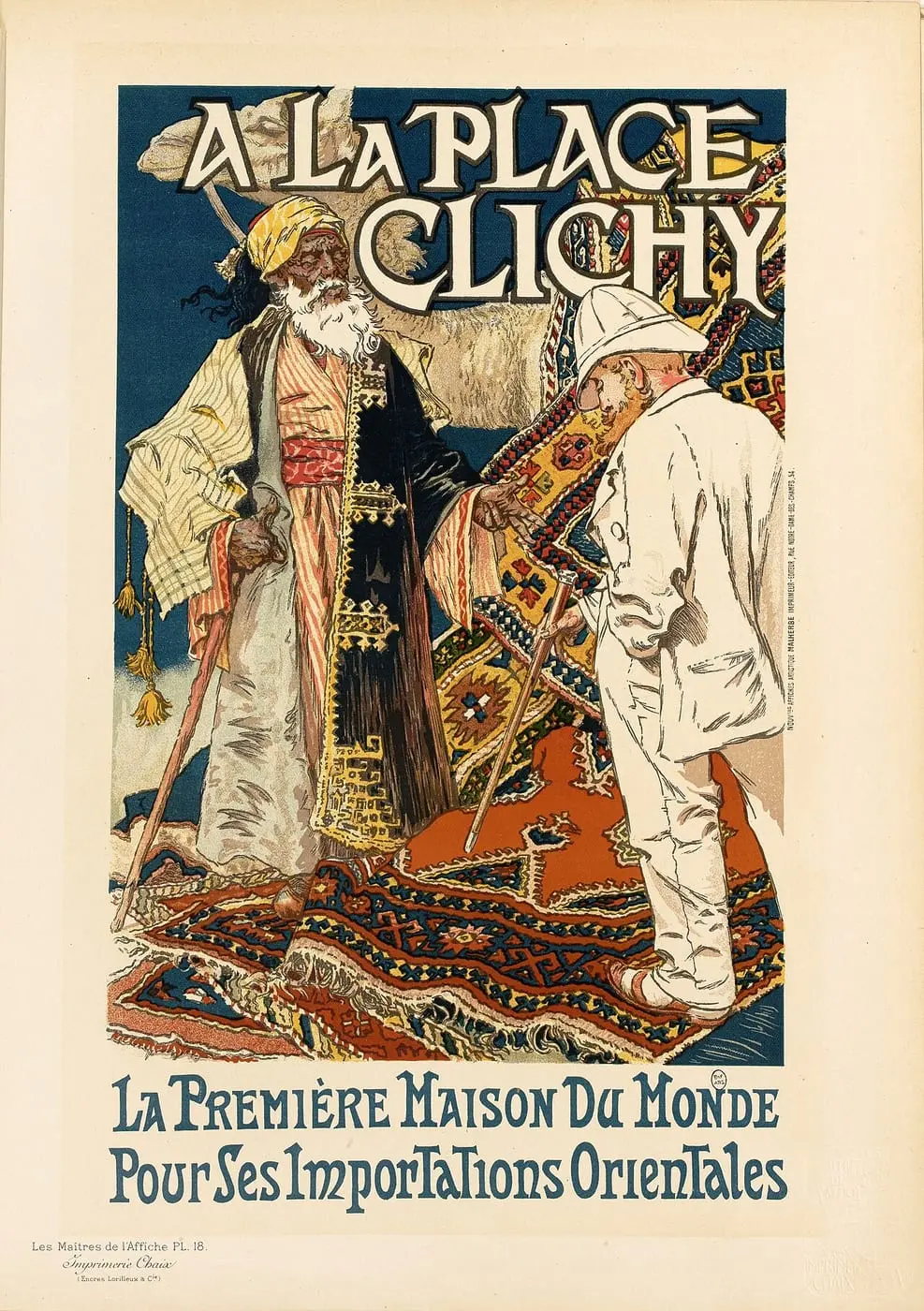 Pl 18 by Eugène Grasset, canvas print