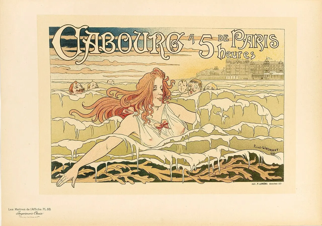 Pl 88 by Henri Privat-Livemont, canvas print