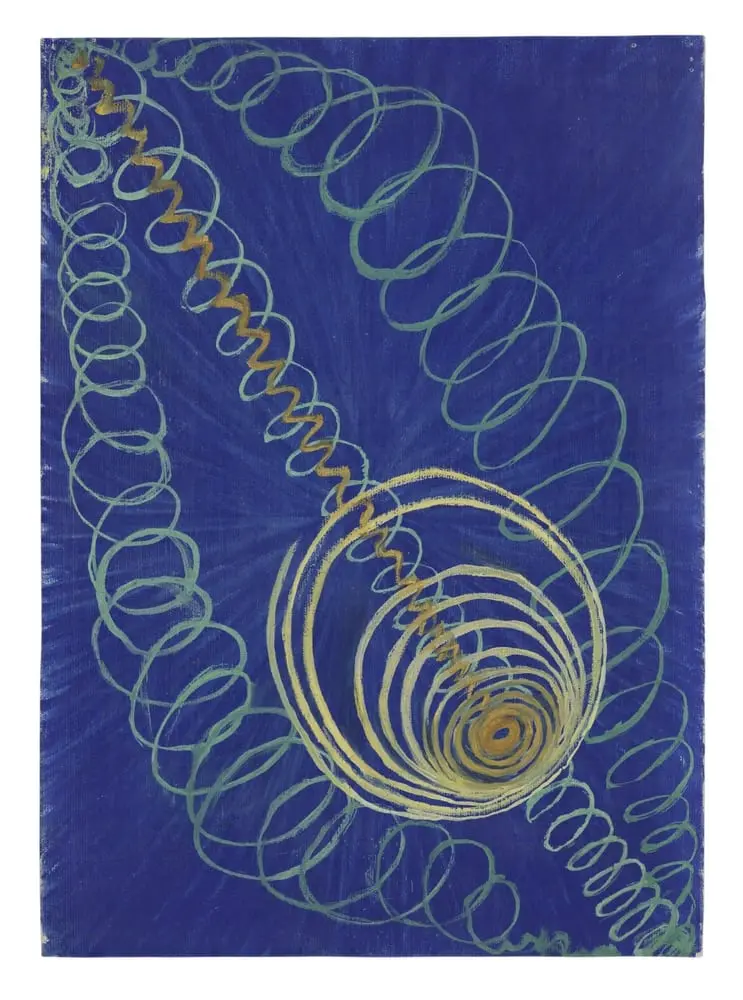 Primordial Chaos, No 16 by Hilma af Klint, canvas print