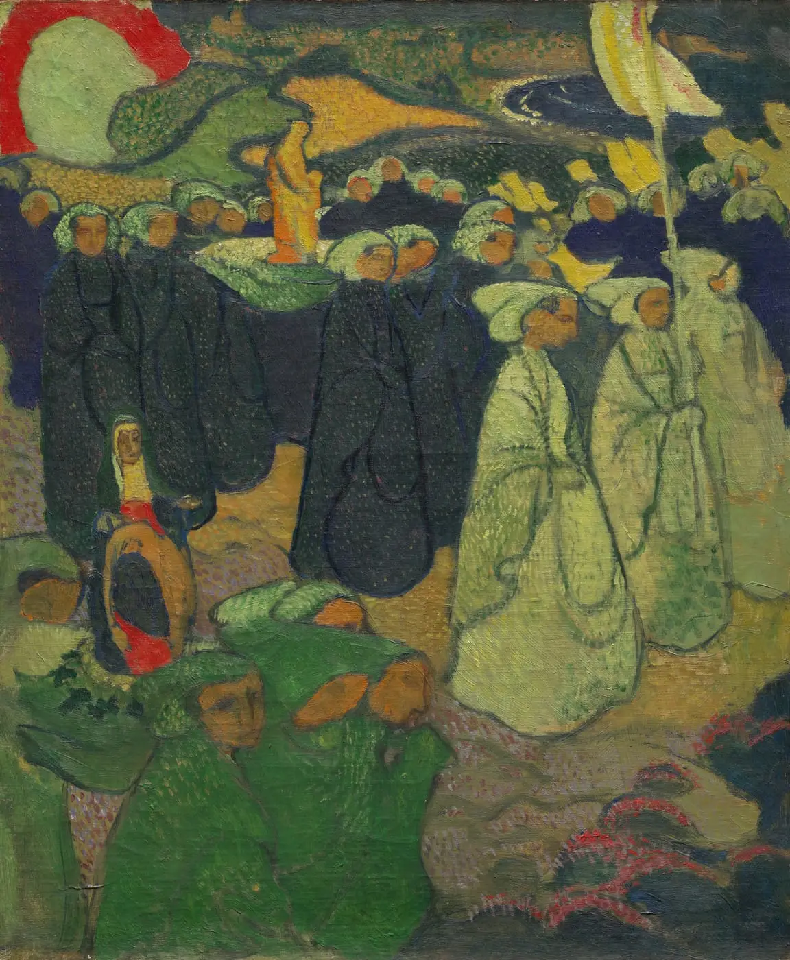 Procession or Pardon at Perros-Guirec by Maurice Denis, canvas print