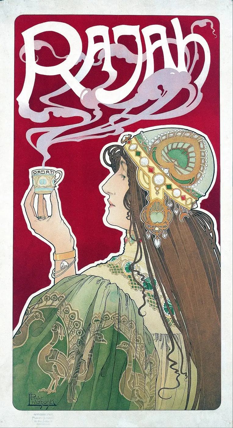 Rajah by Henri Privat-Livemont, canvas print