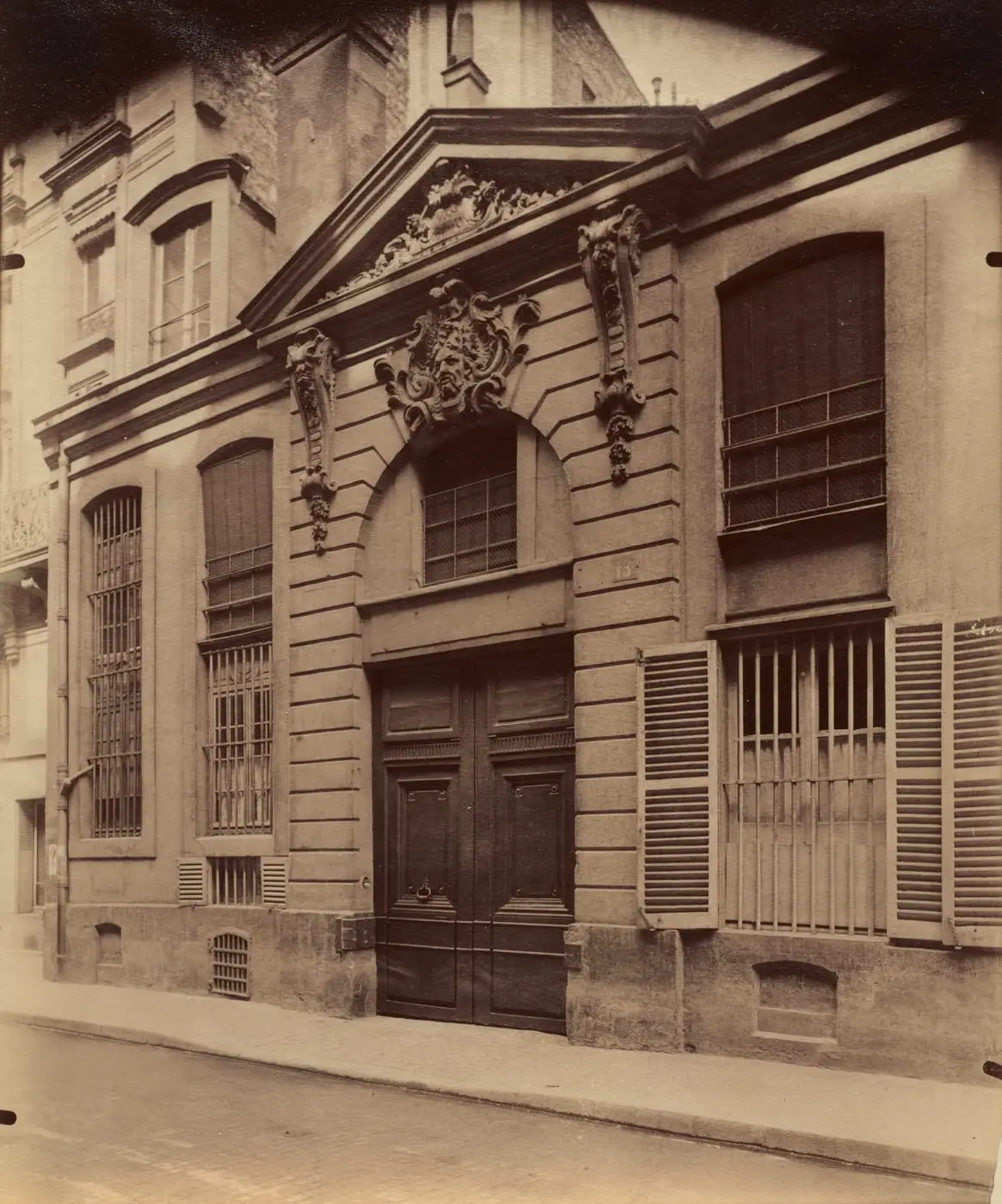 Rue du Regard by Eugène Atget, canvas print