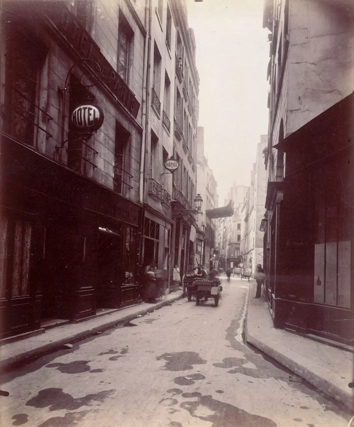 Rue Simon-le-Franc, 4ème arrondissement, Paris by Eugène Atget, canvas print