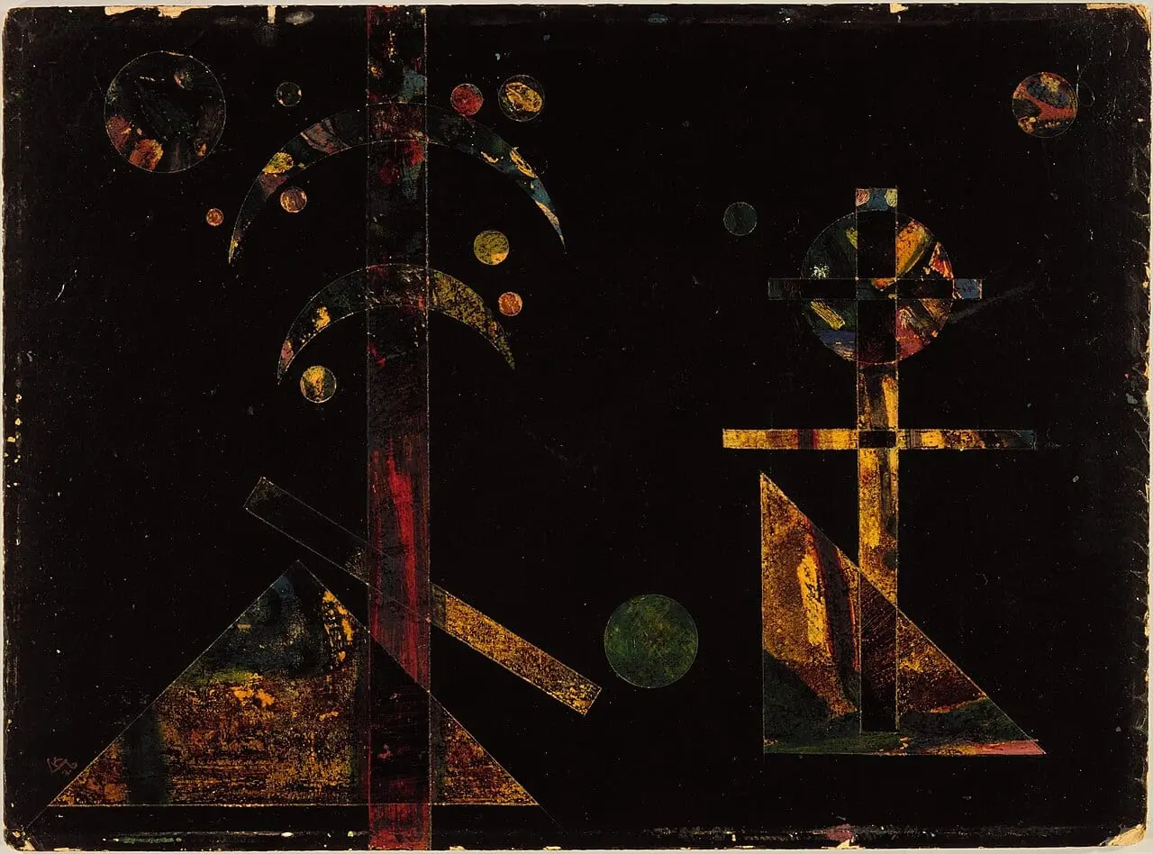 To Nina for Christmas by Wassily Kandinsky, canvas print