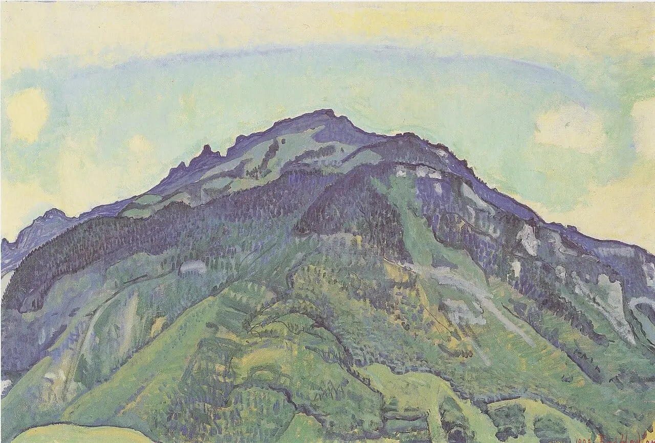 Schynige Platte by Ferdinand Hodler, canvas print