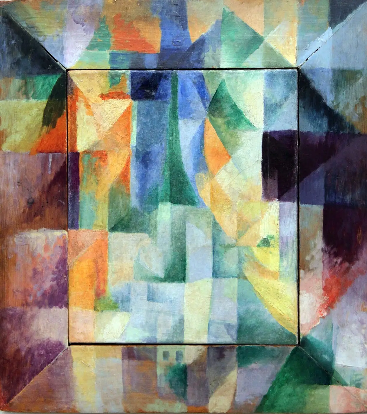Simultaneous Windows by Robert Delaunay, canvas print