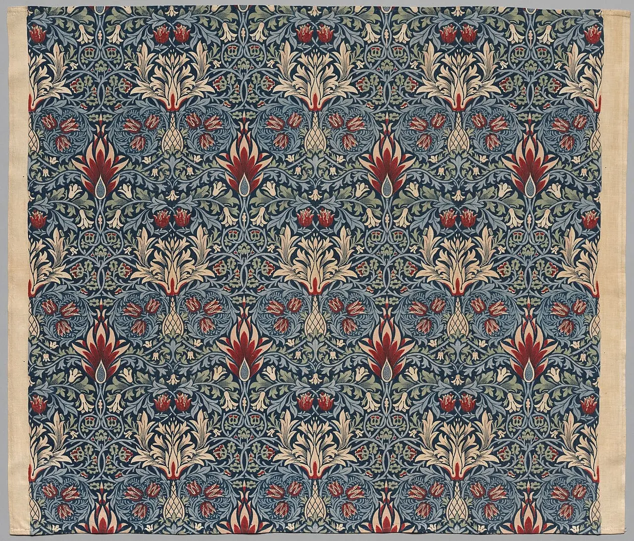 Snakeshead by William Morris, canvas print