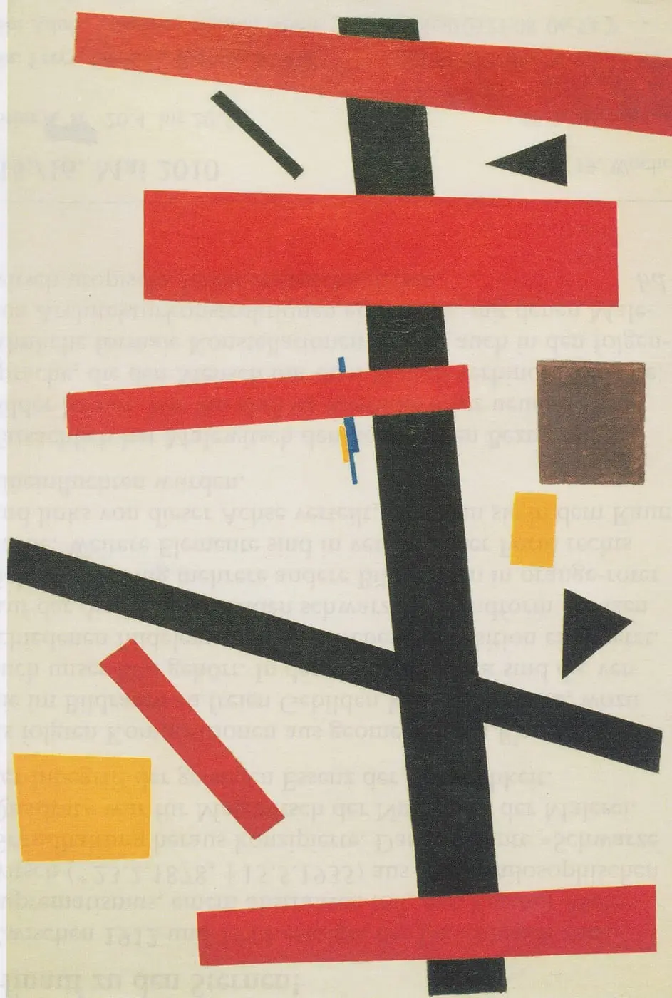 Suprematism No 50 by Kazimir Malevich, canvas print