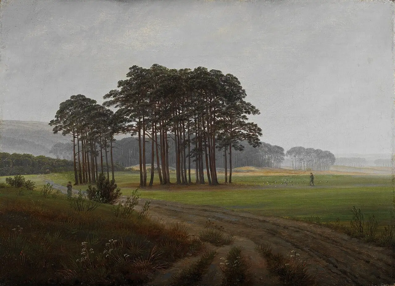 Tageszeitenzyklus, Der Mittag by Caspar David Friedrich, canvas print