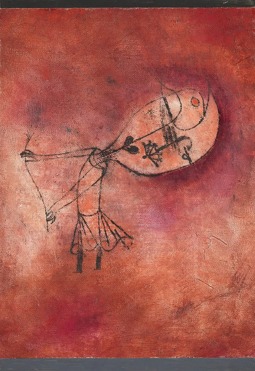 Tanz des trauernden Kindes II by Paul Klee, canvas print