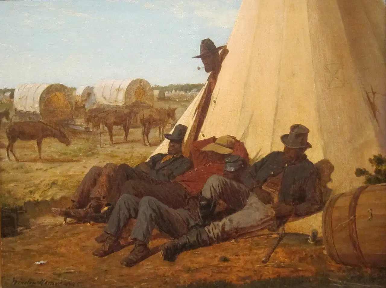 The Bright Side by Winslow Homer, canvas print