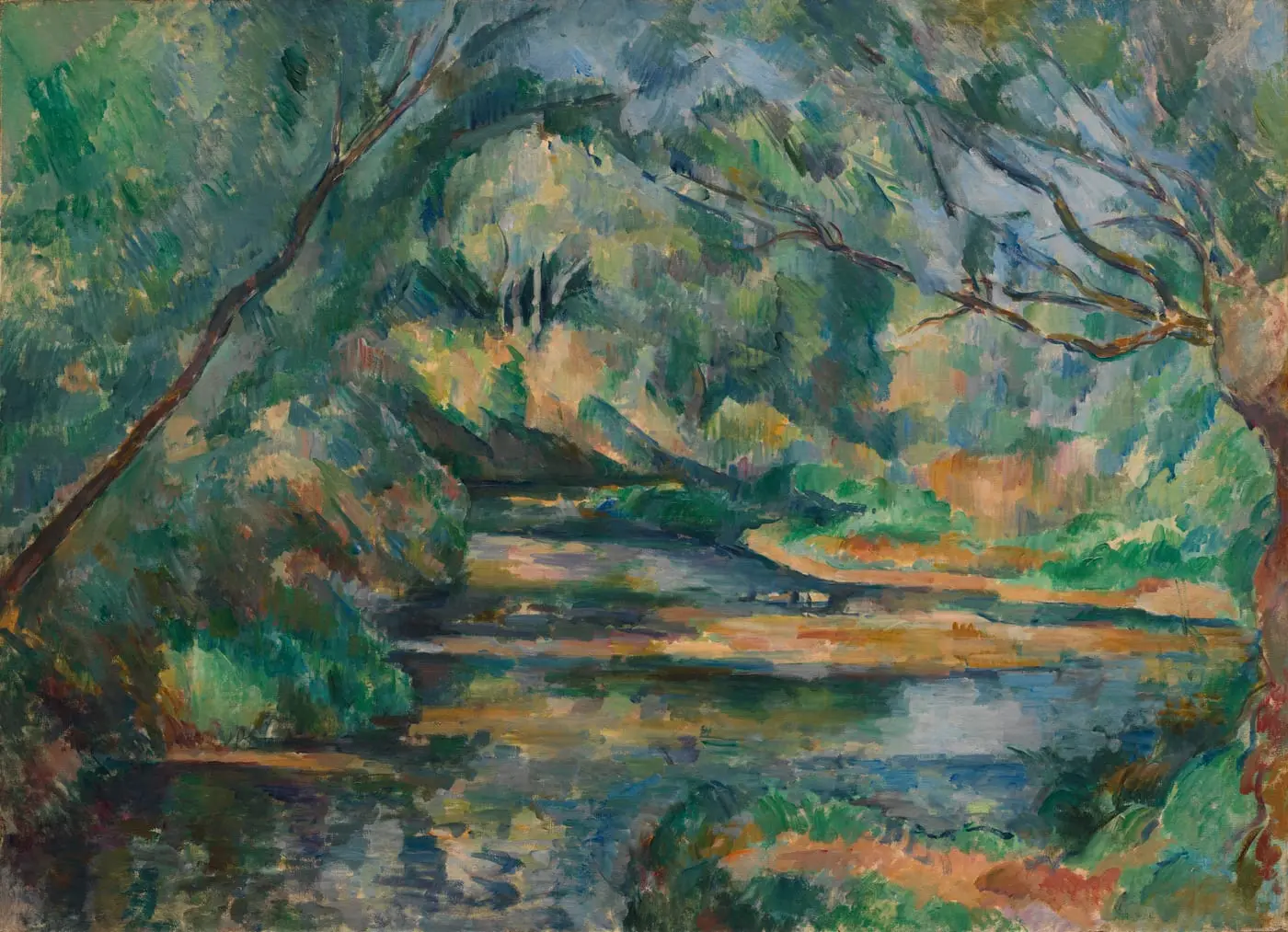 The Brook by Paul Cezanne, canvas print