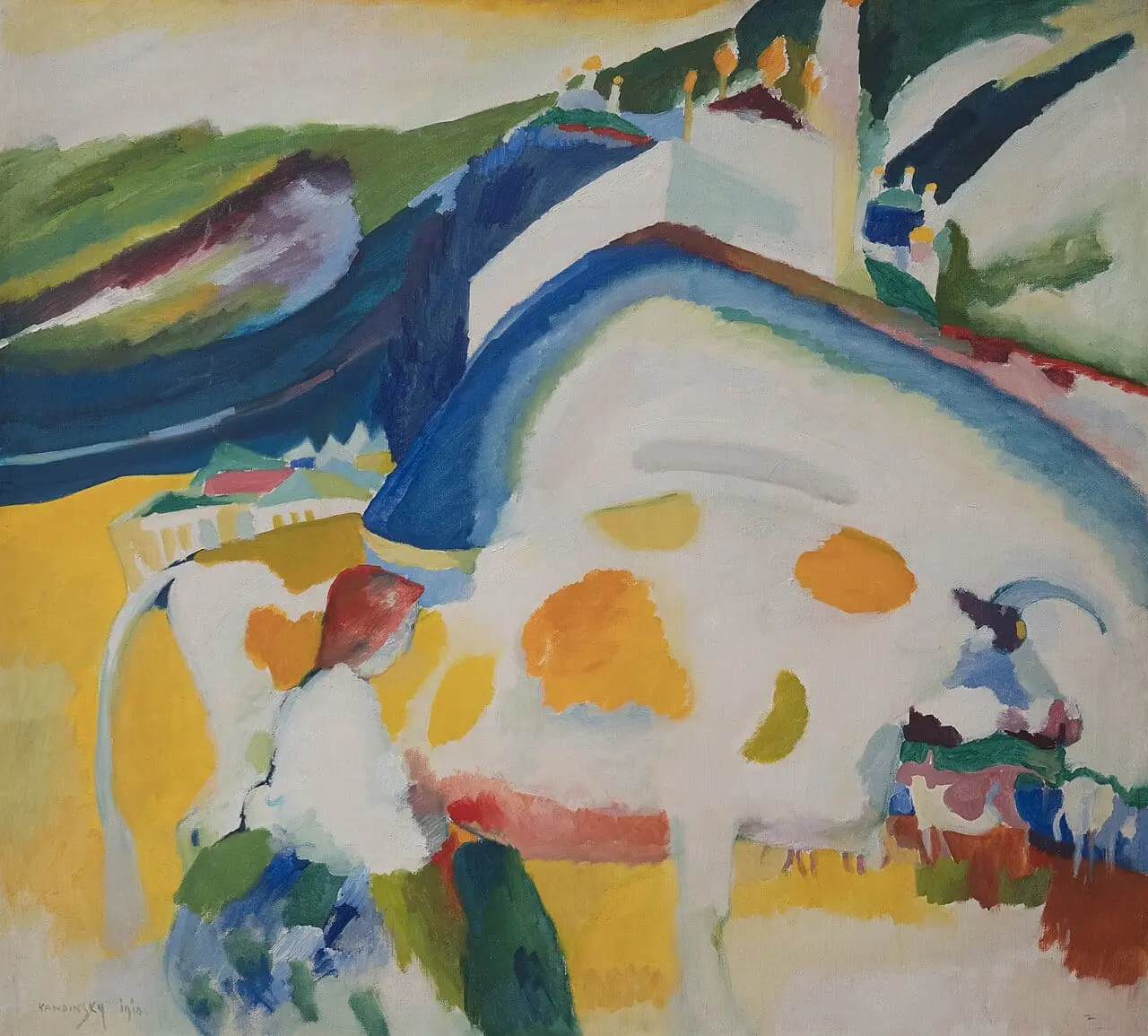 The Cow by Wassily Kandinsky, canvas print