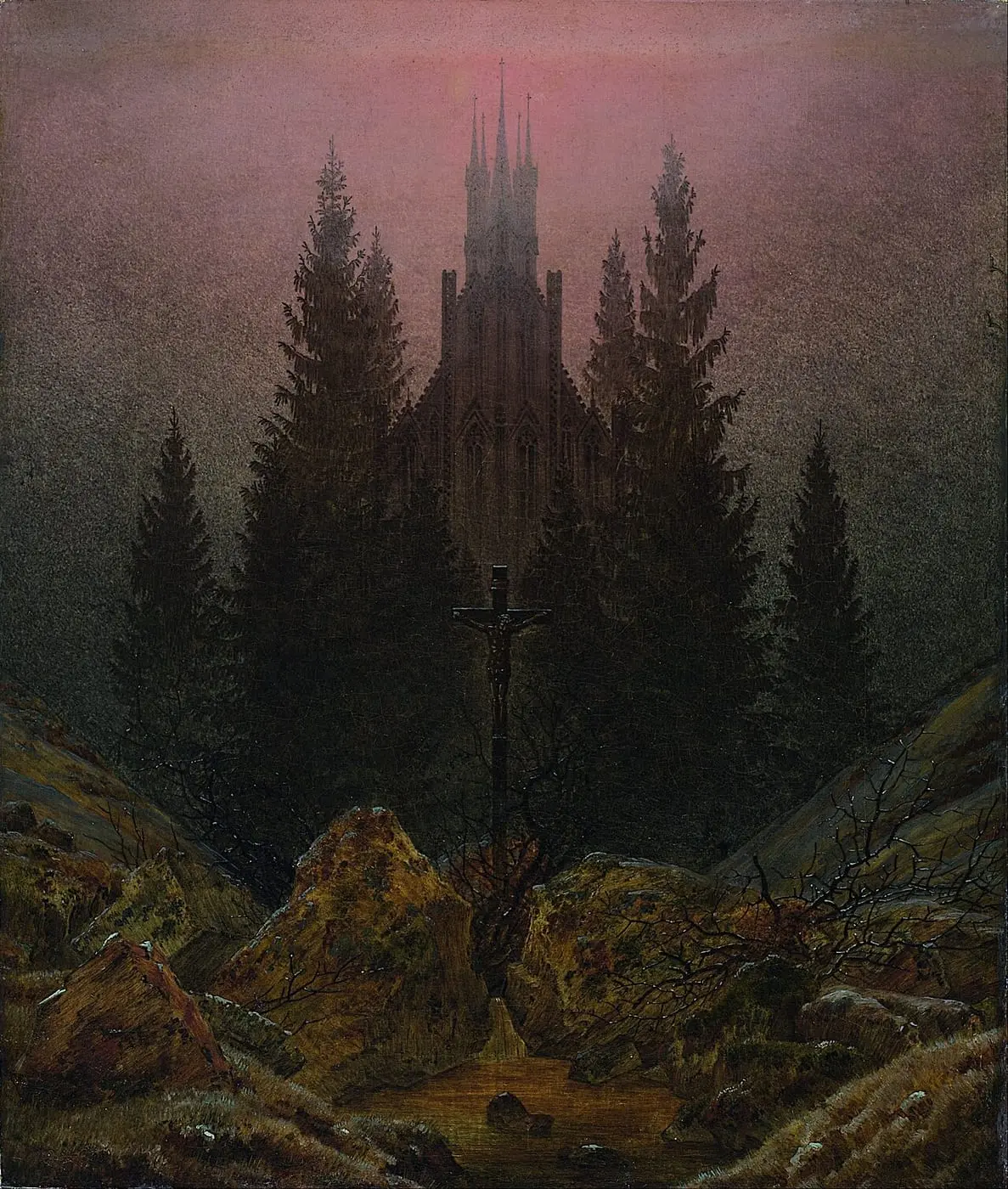The Cross in the Mountains by Caspar David Friedrich, canvas print