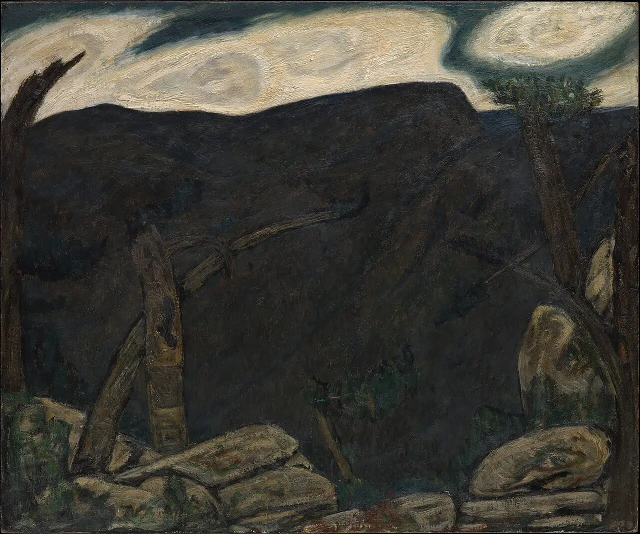 The Dark Mountain, No. 2 by Marsden Hartley, canvas print