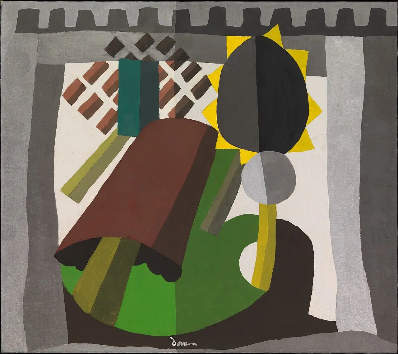 The Inn by Arthur Dove, canvas print