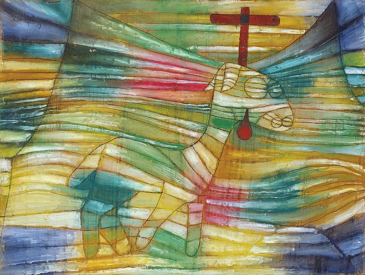 The Lamb by Paul Klee, canvas print