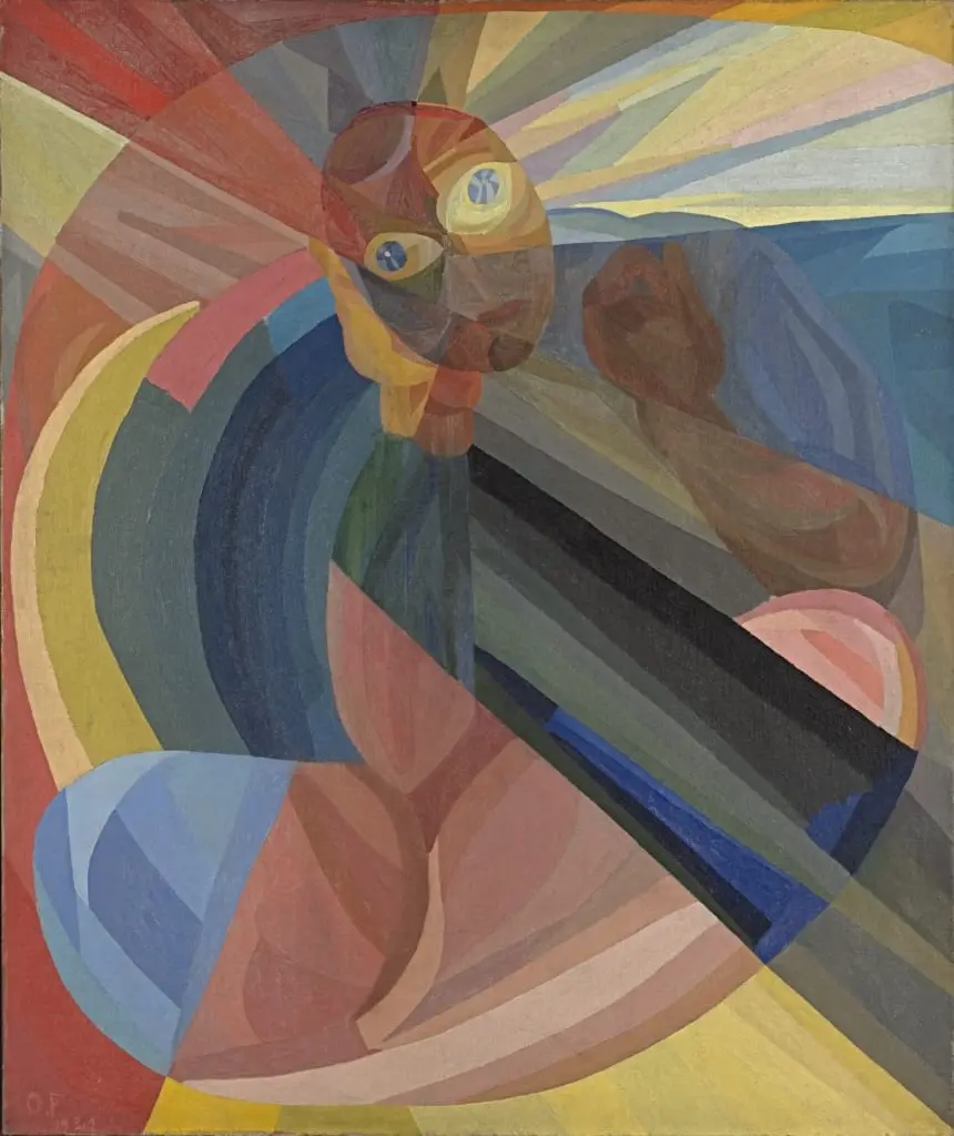 The Mother by Otto Freundlich, canvas print