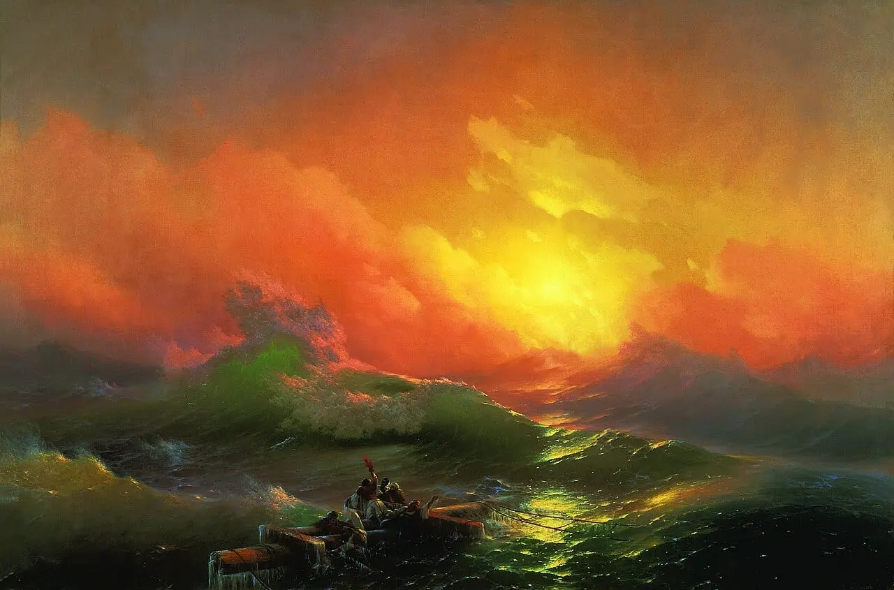 The Ninth Wave by Ivan Aivazovsky, canvas print