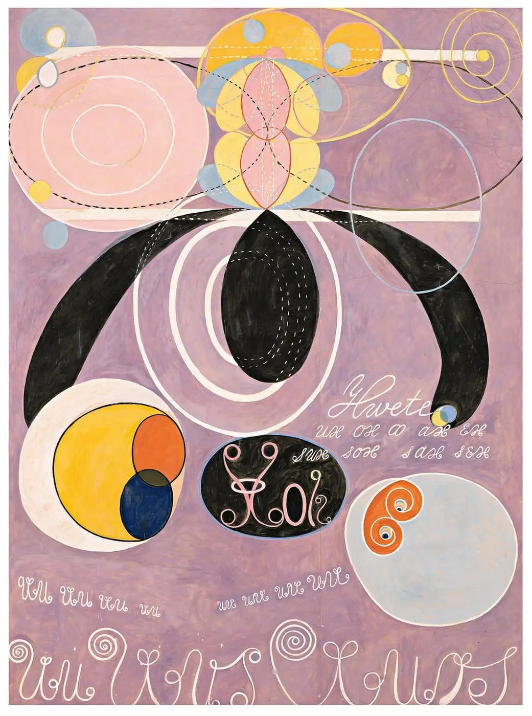 The Ten Largest, No. 6 by Hilma af Klint, canvas print
