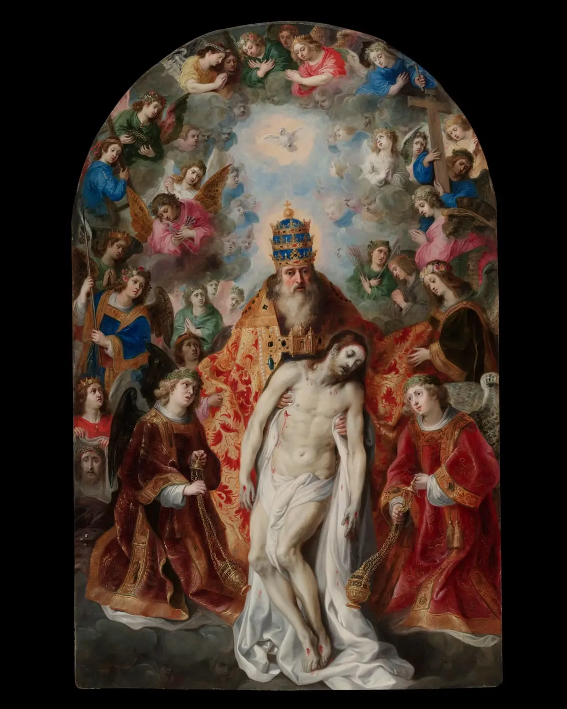 The Trinity by Hendrik van Balen, canvas print