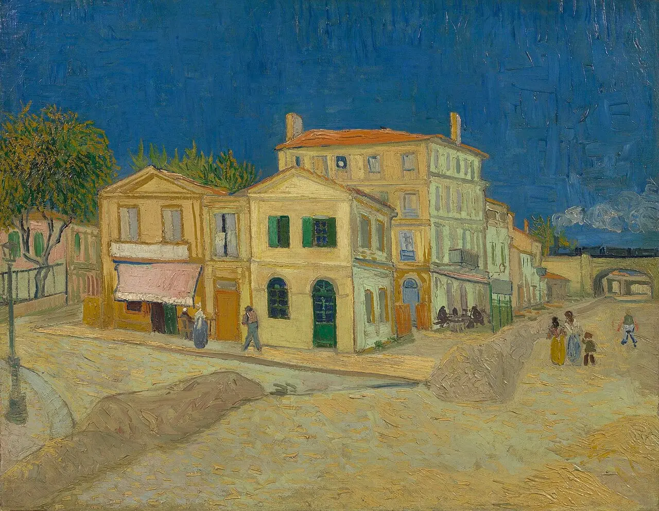 The Yellow House ('The Street') by Vincent van Gogh, canvas print