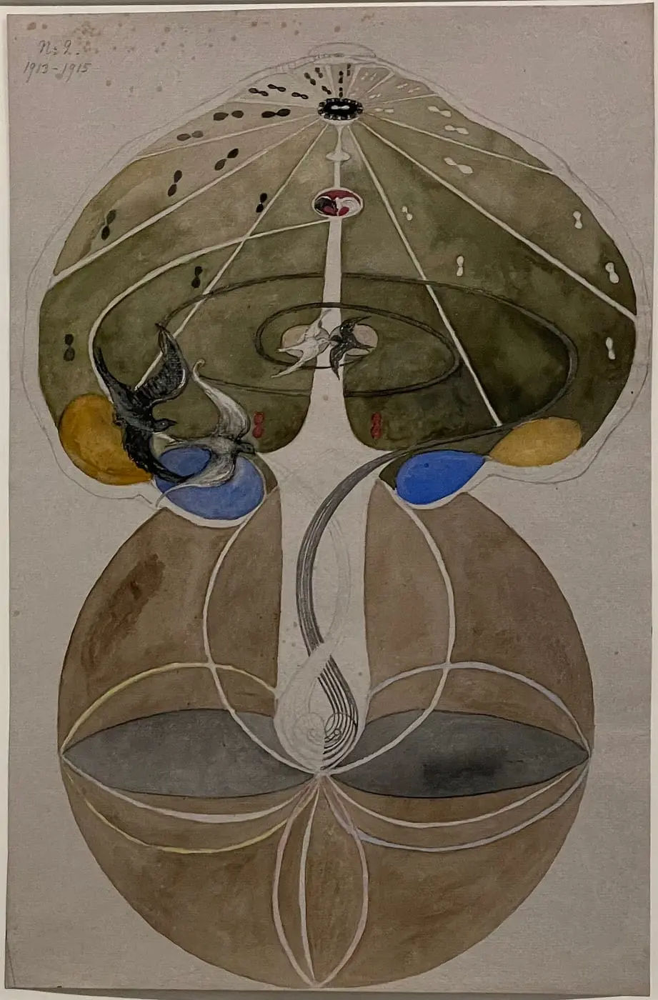 Tree of Knowledge, No. 2 by Hilma af Klint, canvas print