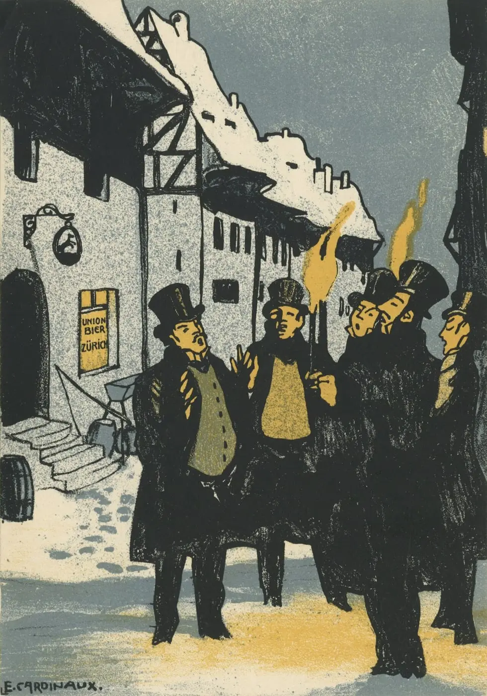 Union-Brauerei A.-G by Emil Cardinaux, canvas print
