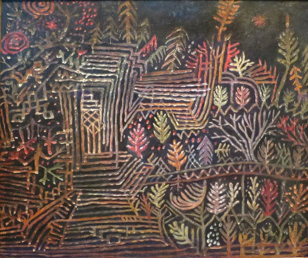 Untitled (Reconstruction) by Paul Klee, canvas print