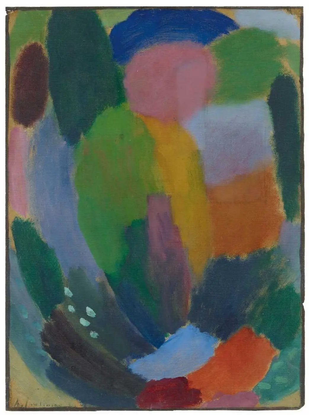 Variation Song by Alexej von Jawlensky, canvas print