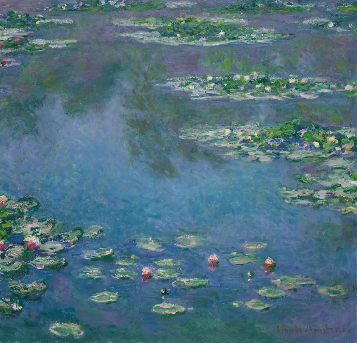 Water Lilies by Claude Monet, canvas print