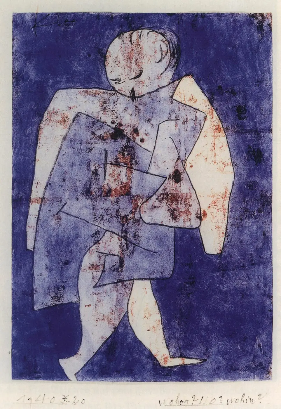 Woher? wo? wohin? by Paul Klee, canvas print