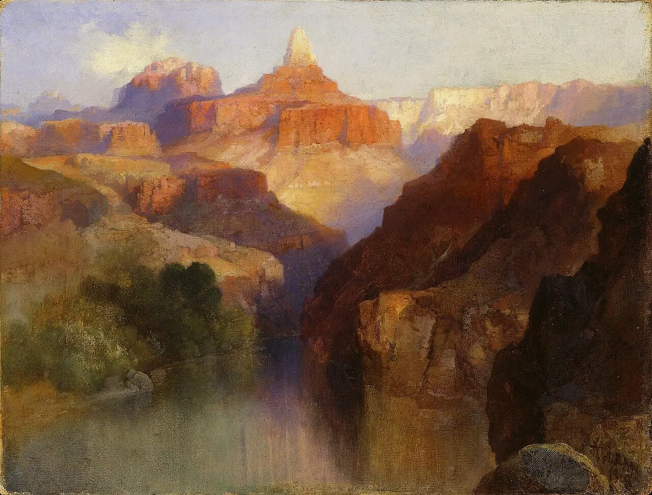 Zoroaster Peak (Grand Canyon, Arizona) by Thomas Moran, canvas print
